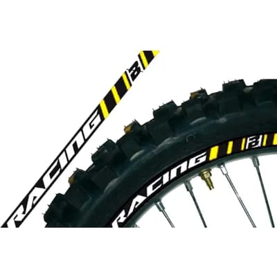 Motorcycle Rim Decoration Stickers Blackbird Racing
