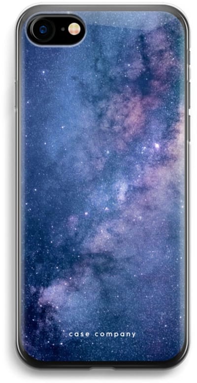 Case Company® - Hoesje geschikt voor iPhone SE 2020 hoesje - Nebula - Soft Cover Telefoonhoesje - Bescherming aan alle Kanten en Schermrand