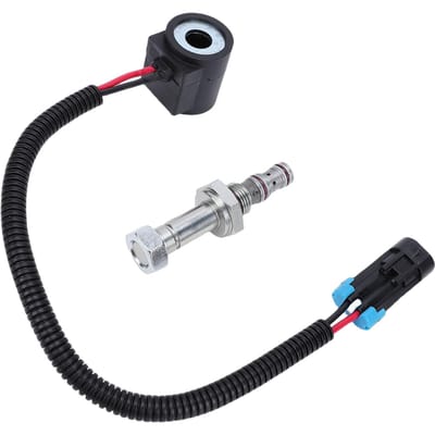 Solenoidklep Plunjer en Hydraulische Plunjerklep Steel   Set, Krachtige Vervanging voor 653 751 753 763 773 863 864 873 883 963 S175 S185 T250 T300