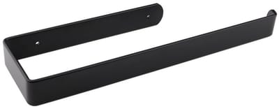 EXCITAT Toiletrolhouder - Geen boren nodig - Keukenrolhouder - Zwart - Metalen toiletrolhouder - Keukenroldispenser - Wandmontage - Opbergorganizer