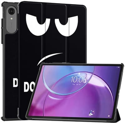 Coverup Tablethoes geschikt voor Lenovo Idea Tab Pro Gen 2 Hoesje - Tri-Fold Book Case met Wake/Sleep - Don't Touch