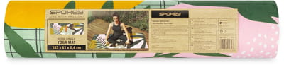 Spokey HOME JUNGLE Fitnessmat - Antislip - microfiber suède toplaag - 183 x 61 cm - 4 mm