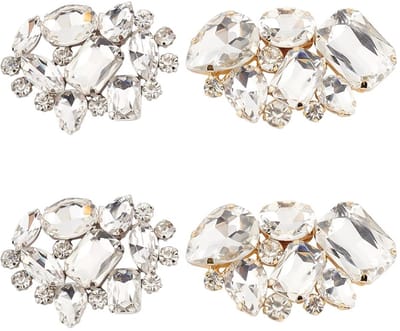 Dailygoody - Decoratieve Schoen Clip - Charm Schoen Gesp - Strass Ontwerp - Gemengde kleur - Verwijderbare Schoenveter Gesp - Bruidsmode - Schoen Clips