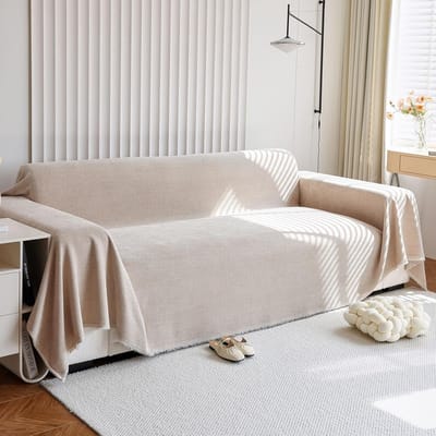 Oversized Chenille Sprei Bank, Jacquard Geweven Plaid voor Bank en Fauteuil