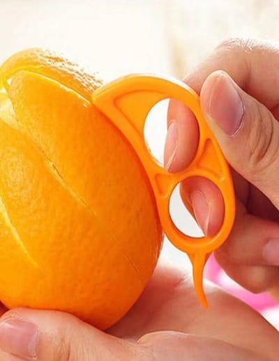 Sinaasappelschiller - Sinaasappel - Mandarijn - Citroen - Citrus - Pellen - Schillen - Schiller - Oranje - De Perfecte Tool voor Snel en Makkelijk Schillen
