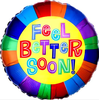 Folieballon 18 inch feel beter soon