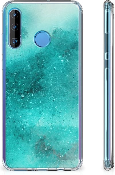Back Cover Huawei P30 Lite Painting Blue