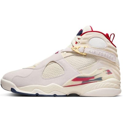 SoleFly x Air Jordan 8 Retro Mi Casa Es Su Casa Heren Sneakers Crème Zeil Fossiel FJ2850-107 44 beige