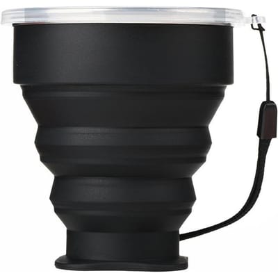 Opvouwbare bekers 200 ml BPA-vrij, voedselveilig, waterbeker, reisbeker, siliconen, uitschuifbaar, gekleurd, draagbaar, buiten, koffiebeker