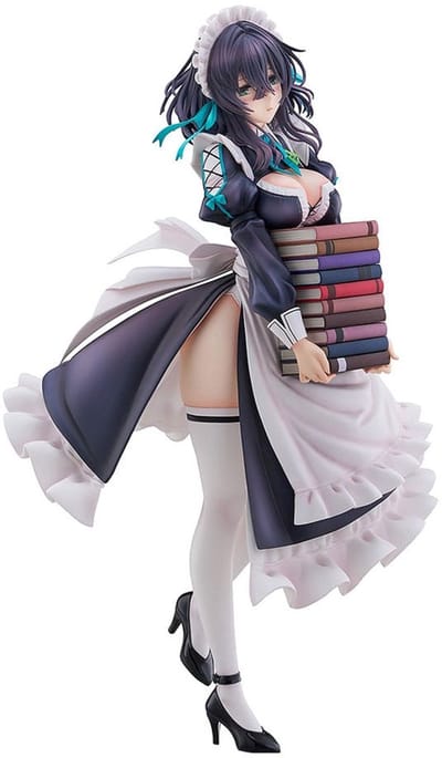 DMM Factory Original Illustration PVC Statue 1/6 Maid Maison Hanikami Kanojo Hikage Chigami Illustration by Piromizu 28 cm Beeld