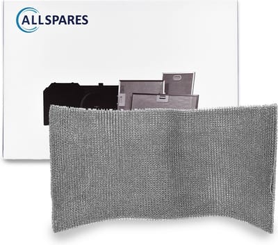 AllSpares Metaalfilter voor afzuigkappen geschikt voor Bosch 00460118/460118/DHZ7203 / Siemens LZ72030 en Neff Z5352X0 (645x295x8mm)