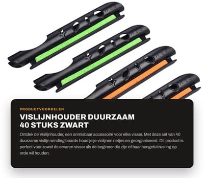Dailygoods- Vislijnhouder Duurzaam - 40 Stuks - Winding Board - Coiling Plaat - Vissen Accessoire - Hengel Tackle Accessoire - Lijnwinder