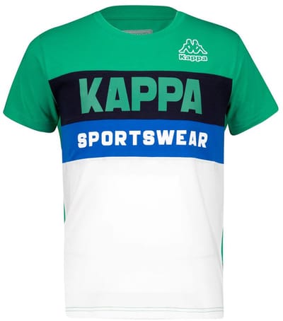 Kappa 8036m00058 T-shirt Met Korte Mouwen Groen 8 Years Kinderen