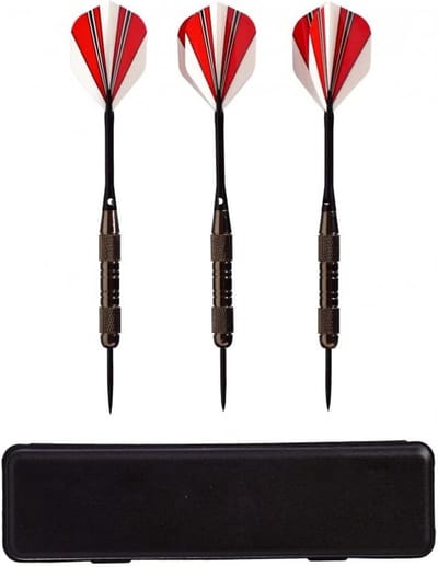 Set van 3 Professionele Sportpijlen met Messing Kop en Aluminium Schacht