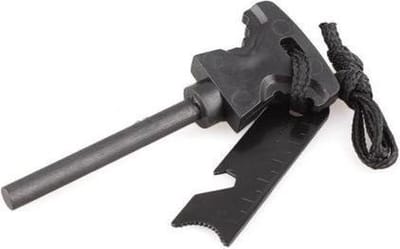 Fitgear Magnesium stick 3 in 1 survival vuurstarter - outdoor - 100% magnesium