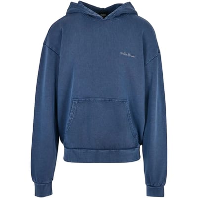 Urban Classics - Small Embroidery Hoodie/trui - XXL - Blauw