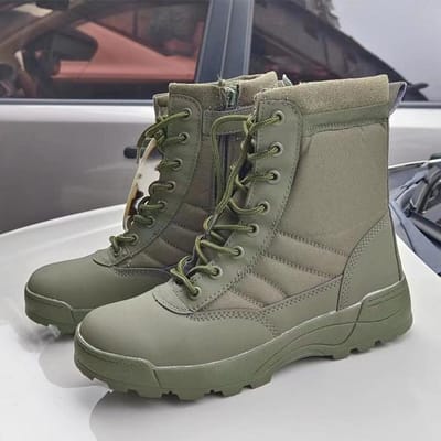Hiver Nouvelles Bottes Militaires Tactiques Hommes Bottes Force Spéciale Désert Combat Bottes Armée Américaine Extérieur Homme Travail Sécurité Bottes Chaussures de Cheville 40