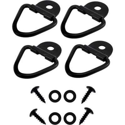 Points d'ancrage pour arrimage de camion Ancrages d'arrimage de chargement Anneau d'arrimage en acier allié pour chargement sur camions -4 black