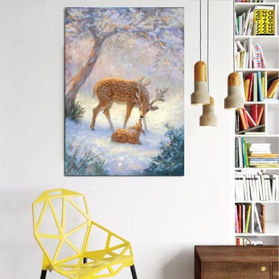 5D DIY Diamond schilderij Strass foto diamant borduurwerk kruissteek sneeuw Home Decor cadeau Full Square 20X30CM