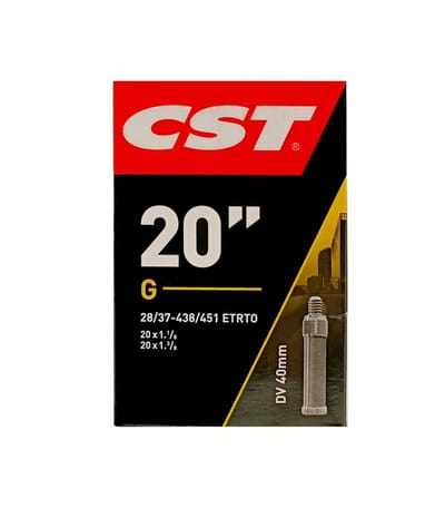 CST Binnenband 20x1 3/8 - ETRTO 28/37-438/451 - Dunlop ventiel 40mm - Geschikt voor 20-inch wielen