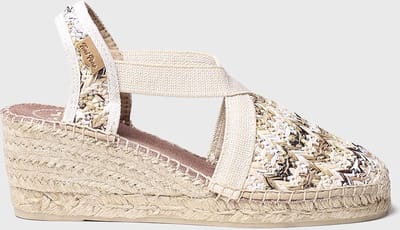 Toni Pons - Terra-HK Raffia Dames Espadrilles Marro - Maat 41