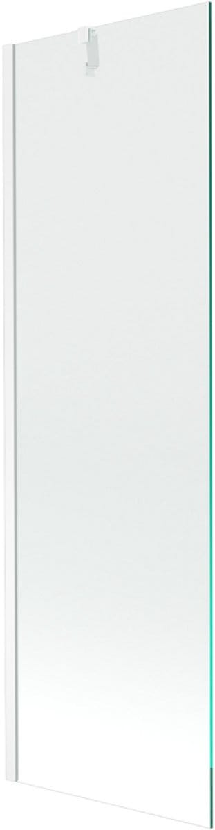 Mexen Next badwand paravent 1-delig 60 x 150 , transparant, wit - 895-060-000-00-00-20