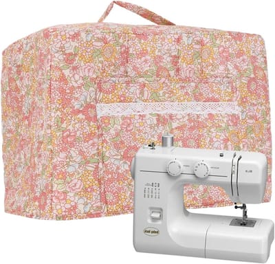 Naaimachinehoes - Beschermhoes - Werkplek Organisatie - Bohemian Bloemen Design - 43x24x35cm - Multicolor