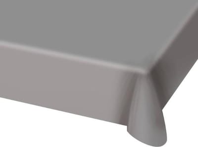 Folat - PE Tafelkleed Silver (130 x 180cm)