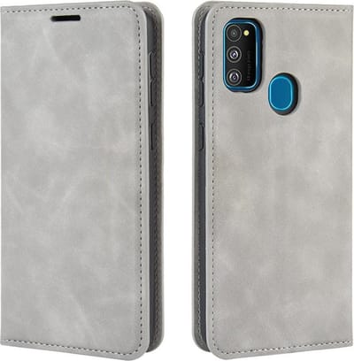 Coverup Hoesje - Geschikt voor iPhone 16 Pro Max Hoesje - Coverup Geometric Book Case - Groen