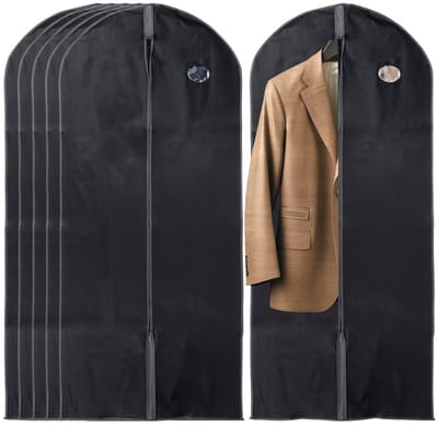 Kledinghoes 60x135 cm 6 stuks - Kledingzak - Opbergtas Kleding - Opbergzak