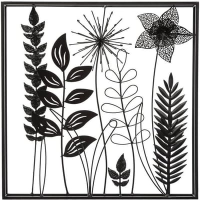 Atmosphera Ella Metalen wandkunst - 40 x 40 cm
