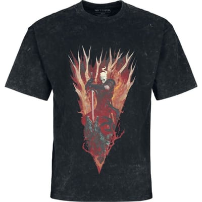 The Witcher - Gaming T-shirt - The Beast Slayer - S tot XXL - voor Mannen - zwart