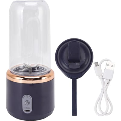 Mini Draagbare Blender 6 Messen Hoge Snelheid 300ml USB Opladen Juicer Beker voor Reizen