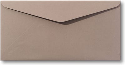 Envelop Vintage  11 x 22 cm Zandbruin 60 stuks