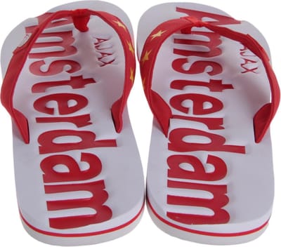 Ajax Slippers - Rood/Wit - Maat 39-40