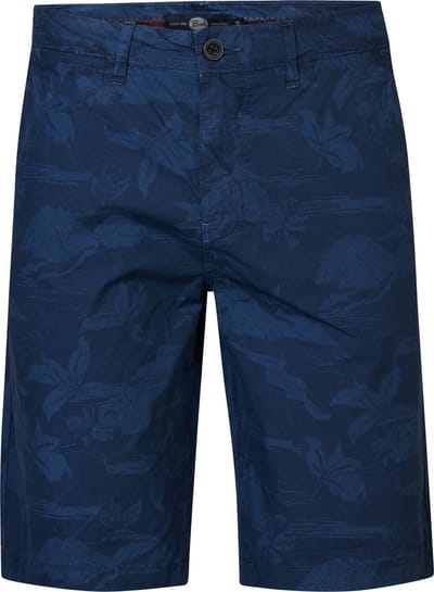 Petrol Industries - Heren All-over Print Chino Short Lumina - Blauw - Maat L