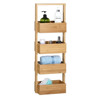 Casaria Badkamerrek - Bamboe 88x16x28cm - Bruin