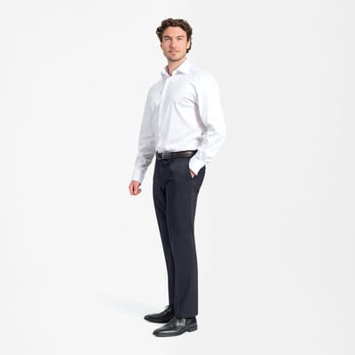 Sunwill 10504 Klassieke Traveller-broek met moderne pasvorm, pantalon | Blauw | maat 52