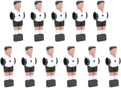 Dailygoods- Tafelvoetbalspelers 11 Stuks - Reserveonderdelen - Voetbalfiguren - Milieuhars - Eenvoudig te installeren - Hoogte 110 mm - Tafelvoetbalfiguren