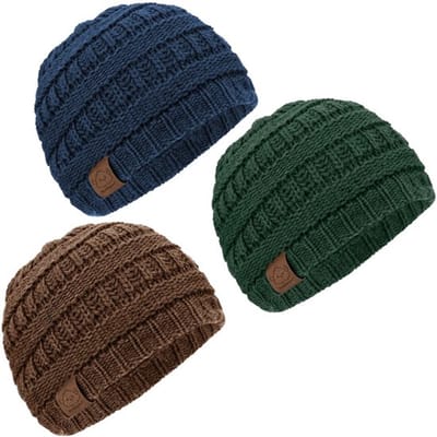 Allecto - 3-pack Babymutsjes voor Meisjes en Jongens - Schattige