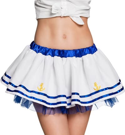 Boland - Minirokje Navy - Multi - M - Volwassenen - Matroos
