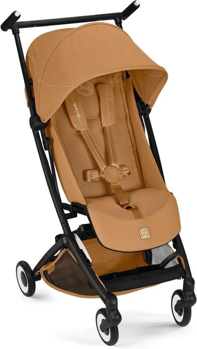 Compacte Kinderwagen - Reisbuggy Lichtgewicht - Reizen Met Baby - Handbagage Formaat - 6 Kilogram - Cinnamon Geel