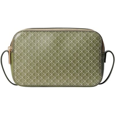 Calvin Klein Emblem Aop Elongated Camera Bag Handtas - Fashion Wear - Vrouwen