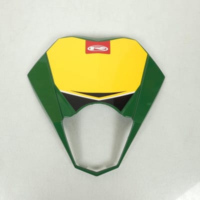Plaque phare pour moto Rieju 50 Mrt Pro 2012 0/000.620.5320 Vert Jaune Neuf