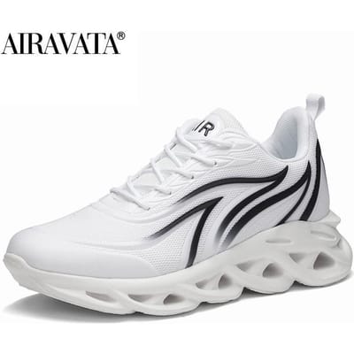 Sneakers met vlammenprint voor heren, comfortabele hardloopschoenen, sportschoenen voor heren 44