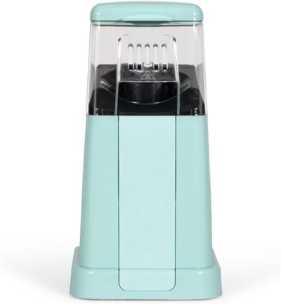 QORA® Popcorn Machine - Popcorn maker - Popcornmais Machine - Turkoois - 30cm x 15cm x 15cm