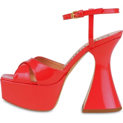 Moschino San.lod.ey Mn56/125 Vernice Arancio Maat: 37 | Sandalen Outlet | Dames