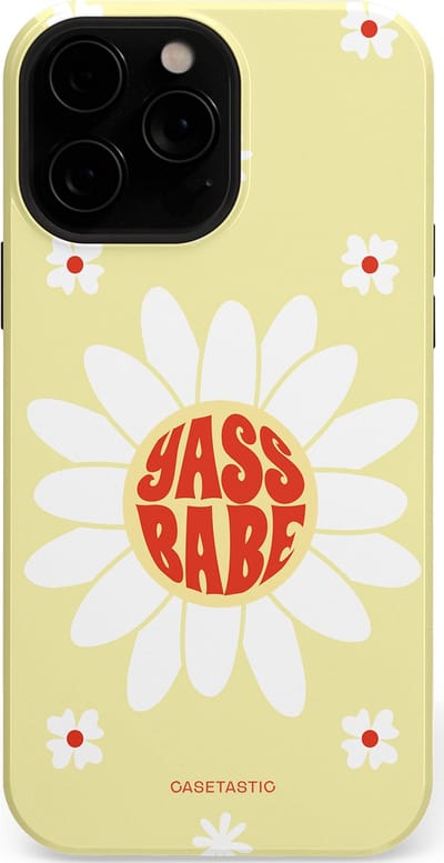 Casetastic Hoesje Geschikt voor Apple iPhone 13 Pro Max Magsafe - Stijlvolle Beschermende Duo-layer Case - Yass babe