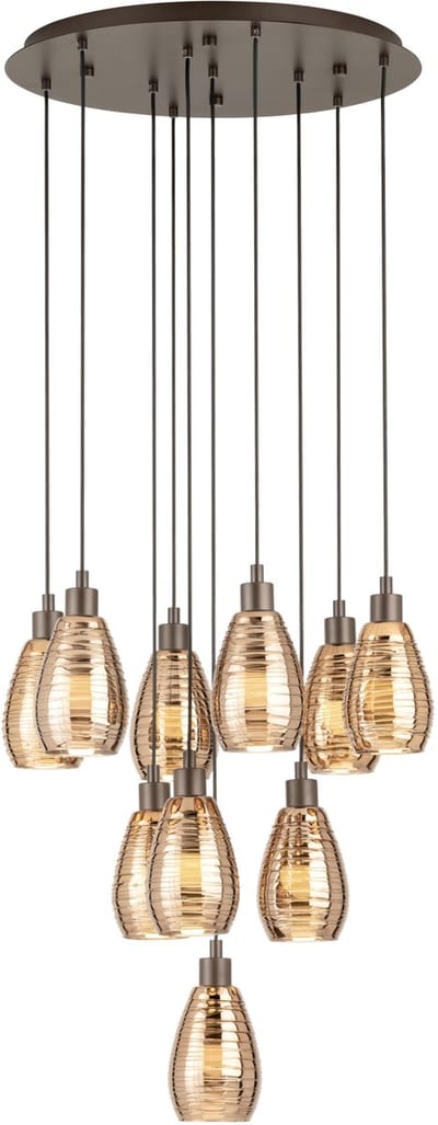 Stars of Light Siracusa Hanglamp - E27 - Bruin, Koper