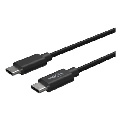 Ansmann USB-C kabel data en opladen 120 cm zwart snel laden.